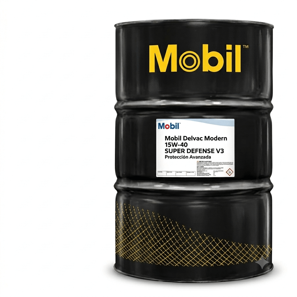 Mobil DELVAC MODERN 15W-40 SUPER DEFENSE V3 tambor