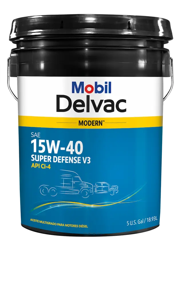 Mobil DELVAC MODERN 15W-40 SUPER DEFENSE V3 pala